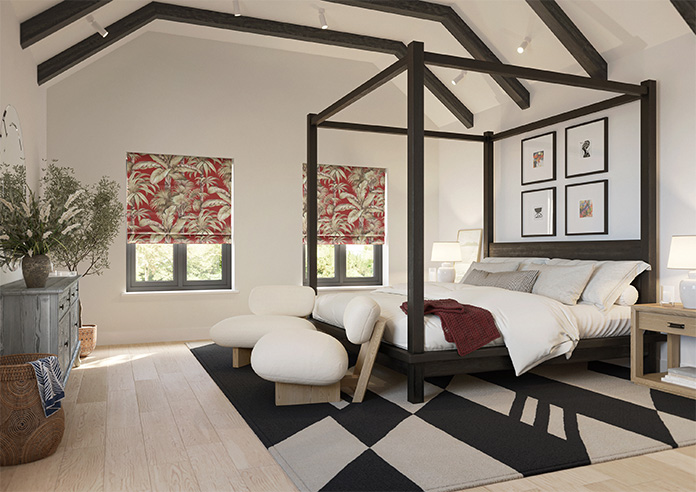 Tripura, Cinnabar - Twist&Fit Roman Blind - Image 6